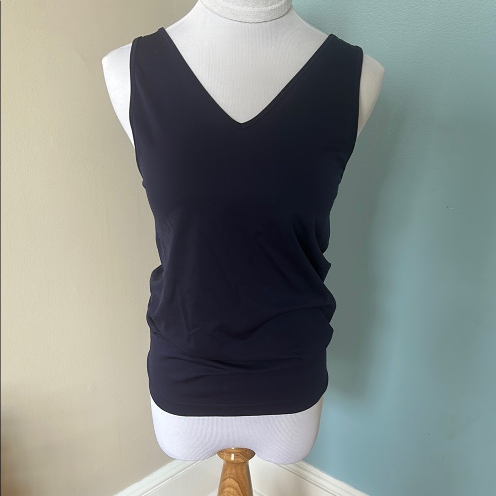 Elegant Navy Sleeveless Top